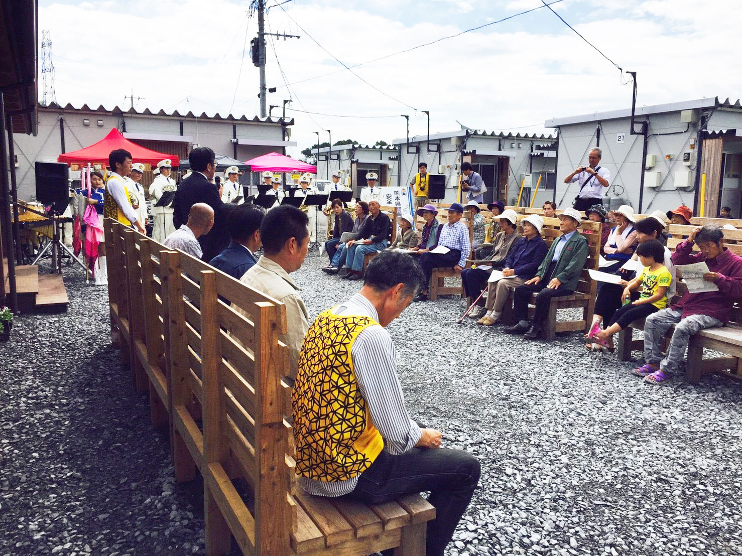 10月13日甲佐町白旗団地1
